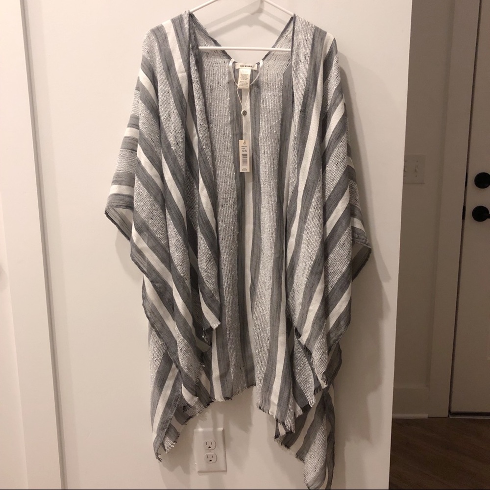 Max Studio Striped Kimono